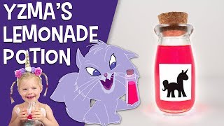 Disney Snacks  Yzma’s SugarFree Lemonade Recipe amp Kids Try It  Snack School [upl. by Ajaj12]