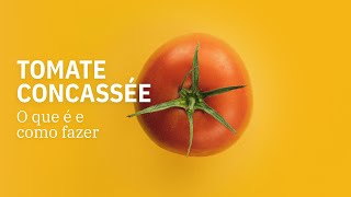 Como tirar a pele do tomate  Tomate Concassée [upl. by Clarisse539]