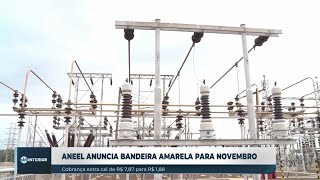 Aneel anuncia bandeira amarela para novembro [upl. by Luna]