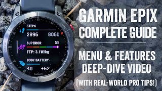 Garmin EPIX The Complete Beginners Guide [upl. by Ellenar414]