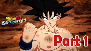 Dragon Ball Sparking Zero  Part 1 Gameplay [upl. by Gneh652]