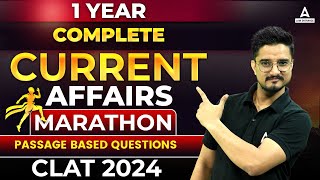 CLAT 2024 Current Affairs Marathon Class  CLAT 2024 Preparation  Passage Based Questions [upl. by Jeggar823]