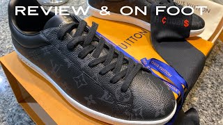 Louis Vuitton Luxembourg Sneaker Review and On Foot [upl. by Kielty338]