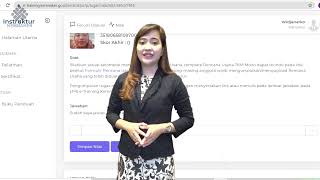 TUTORIAL ETRAINING INSTRUKTUR TENAGA KERJA MANDIRI [upl. by Nonnag]