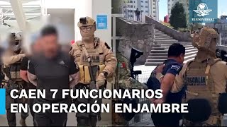 Van 7 detenidos por “operación enjambre” contra funcionarios municipales en Edomex [upl. by Narine]