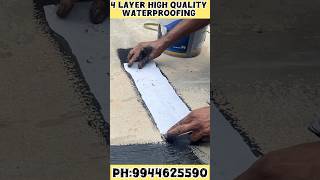 4 Layer High Quality WaterproofingGeotextile Applicationwaterproof leakage home waterproofing [upl. by Bushweller]