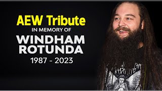 AEW Releases Tribute To Bray Wyatt After His Passing [upl. by Ahtikal]