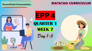 EPP 4 Matatag Curriculum Quarter 1 Week 7 Day 15 [upl. by Rebmac264]