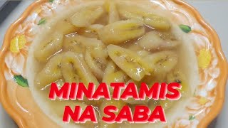 MINATAMIS SAGING SABASAGING RECIPE highlights youtubefollowers fypシ fypage [upl. by Ahsieket]