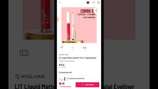 Myglamm loot offer products in just 99rs myglamm myglammoffer lootoffer 99rsproducts offers [upl. by Asor]