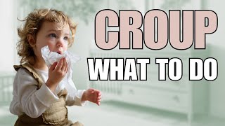 Croup Cough Sound and Treatment [upl. by Asa629]