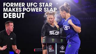 Former UFC Star Makes A Statement  Paige VanZant vs Christine Wolmarans  Power Slap 8  Full Match [upl. by Nerro]