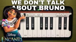 Recreating DISNEY’S “We don’t talk about Bruno” on Garageband App [upl. by Ahsiatal]