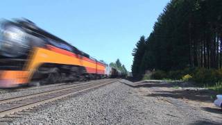 Steam Train 4449 flying on the rails [upl. by Asek782]