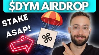 Dymension DYM Airdrop How to Stake for MORE Airdrops [upl. by Netsreik]