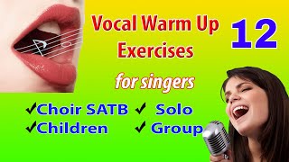 Vocalization 12  Vocal Warm ups  Voice Lesson  Choir Vocalization [upl. by Cleaves]