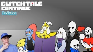 Continue  Undertale Animation Glitchtale 5  Season 1 FinaleREACTION  IT WAS FUN [upl. by Aihsikal]