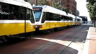 DART Train Downtown Dallas [upl. by Rodriguez]