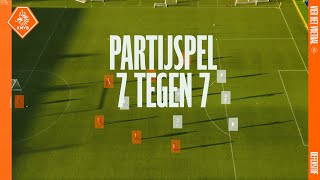 Partijspel 7️⃣ tegen 7️⃣ I OEFENSTOF ⚽ [upl. by Mallorie]