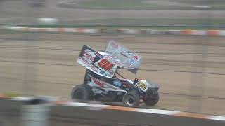 Ohsweken 360 Sprint Car A Main Aug 1817 [upl. by Ardnasak417]