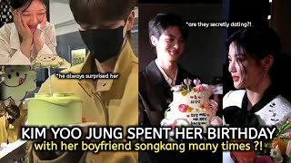 Kim yoo jung celebrates her birthday with Songkang many times  Another DATING PROOF [upl. by Gilli]