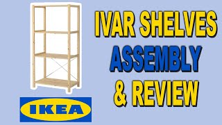 IKEA IVAR Shelf Assembly and Review  Clueless Dad [upl. by Mitman]