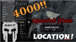 4000 Quarried Stone mine location  Skyrim [upl. by Ahsitam]