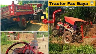 Tractor Fas Gaya 😱  आज तो ट्रैक्टर फस गया  Eicher 485 [upl. by Brendin]