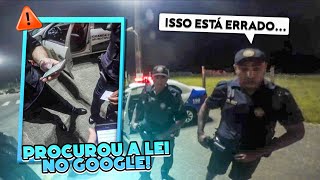 TOMEI ENQUADRO E TIVE QUE EXPLICAR A LEI AOS POLICIAIS ðŸ¤¦â€â™‚ï¸ [upl. by Adaran437]