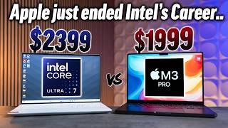 XPS 14 vs 14quot MacBook Pro  Apple just KILLED Intel [upl. by Beatrisa954]