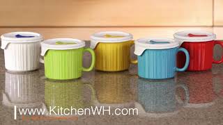 Corningware Multicolored PopIn Mugs [upl. by Dicky]