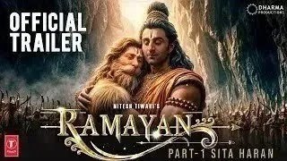 RAMAYANA  OFFICIAL TRAILER Ranbir Kapoor Lara Dutt Sunny DeolSai Pallavi Nitesh TiwariConcept [upl. by Ecinhoj]