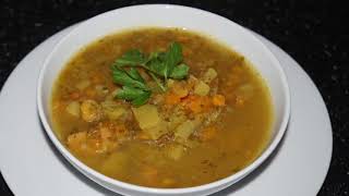 soupe de legumes minestrone شربة الخضر مينسترون [upl. by Lednic]