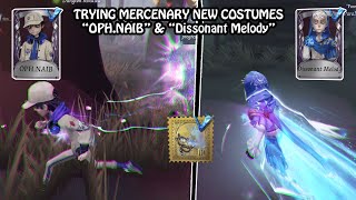 Mercenary New Costume quotOPHNAIBquot amp quotDissonant Melodyquot gameplay  Identity V [upl. by Ynattib]