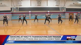 Fort Smith Southside High School dance team to perform at Macys Thanksgiving Day Parade [upl. by Effy]