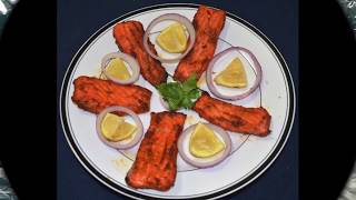 Salmon Fish Baked  How to cook Salmon in Oven  Indian Style Salmon [upl. by Ck501]