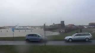 7Sturmflut Hafen Harlesiel Xaver Hochwasser 6122013 122 [upl. by Abbottson]