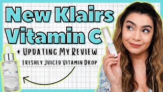 Klairs Vitamin C Revisited  NEW Vitamin Charging Serum Review [upl. by Llovera939]