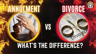 Annulment vs Divorce Whats the difference Catholic Divorce and Remarriage [upl. by Acinot155]