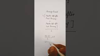 calculation of average period  Interest on drawings  Class XII [upl. by Aremahs97]