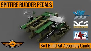 AuthentiKit Spitfire Rudder Pedals  Self Build Assembly Guide [upl. by Oah]