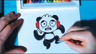 Combo Panda Coloring and Drawing  Ryans Toy Review [upl. by Lancaster404]