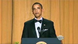 Obama mocks Trump at WH correspondents dinner [upl. by Hodess668]