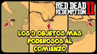 🔥 Los 3 objetos legendarios ocultos más PODEROSOS de RED DEAD REDEMPTION 2 😱 [upl. by Doloritas628]