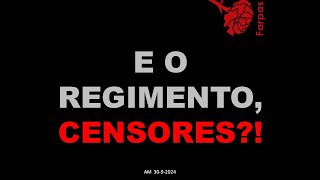 E o Regimento censores [upl. by Norted740]