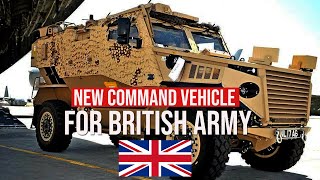 UK Firm Launches New Variant of 4x4 Command Vehicle for British Army [upl. by Aryamo]