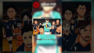 Feeling First Haikyuu anime animeshorts animeedit shorts haikyuu haikyuuedit volleyball [upl. by Leirum]