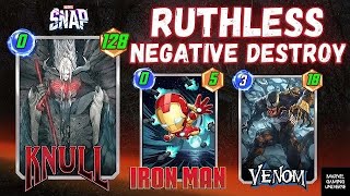 Ruthless negative destroy deck 💀🔥Marvel Snap Infinite  marvelsnap viralvideos ​⁠ [upl. by Caniff363]