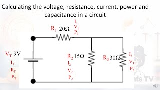 Calculating the resistance current voltage etc in a circuit Physics Lab Tech Test TLS Exam UAE [upl. by Trefor40]