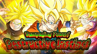 HOW TO BEAT RAMPAGING POWER DESTRUCTIVE INSTINCT EVENT AND CLEAR ALL MISSIONS Dokkan Battle [upl. by Alden]